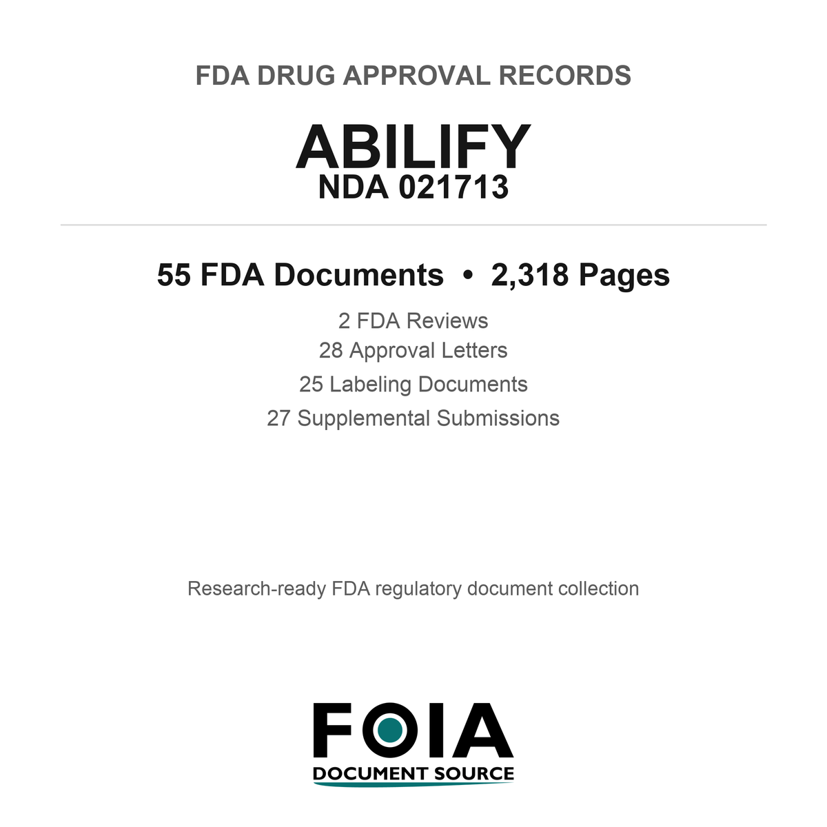 FDA ABILIFY NDA 021713 Approval Package — Reviews & Approval Records