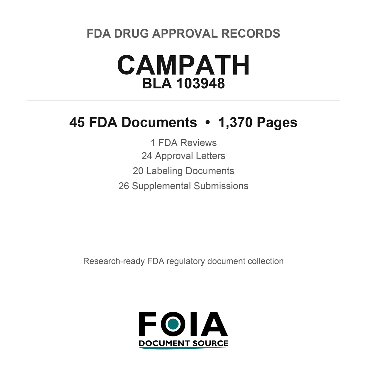 FDA CAMPATH BLA 103948 Approval Package — Reviews & Approval Records