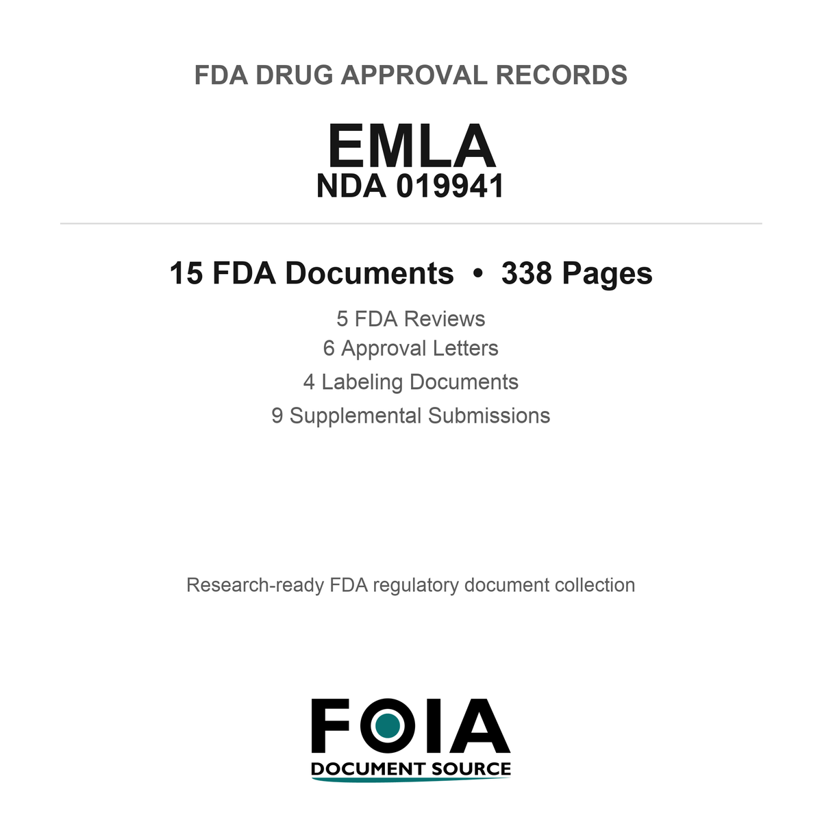 FDA EMLA NDA 019941 Approval Package — Reviews & Approval Records