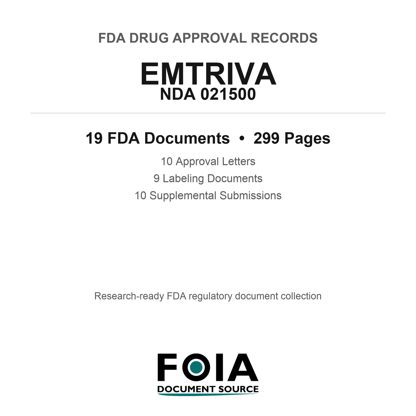 FDA EMTRIVA NDA 021500 Approval Package — Approval Records & Labeling