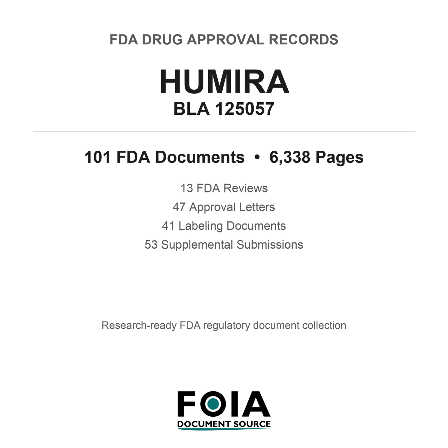 FDA HUMIRA BLA 125057 Approval Package — Reviews & Approval Records