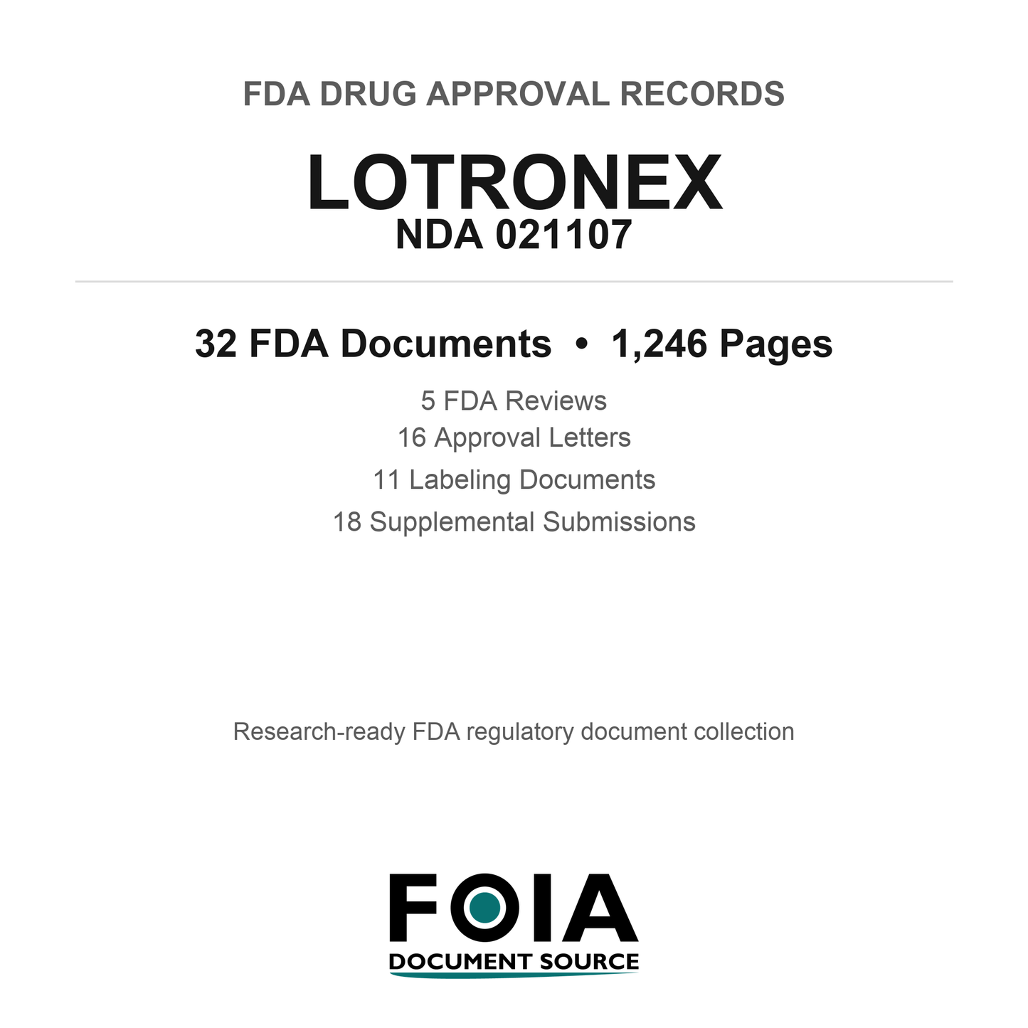 FDA LOTRONEX NDA 021107 Approval Package — Reviews & Approval Records
