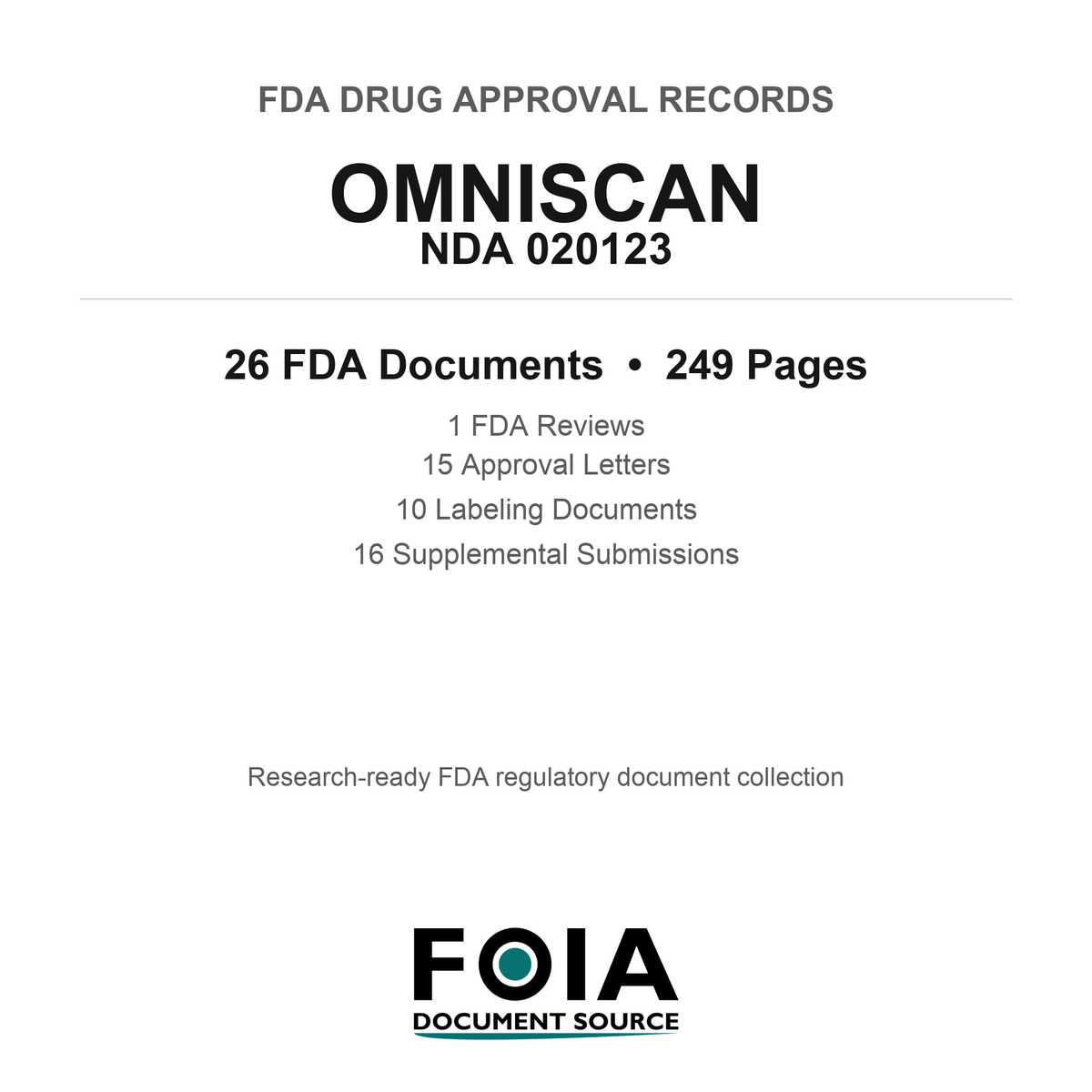 FDA OMNISCAN NDA 020123 Approval Package — Reviews & Approval Records