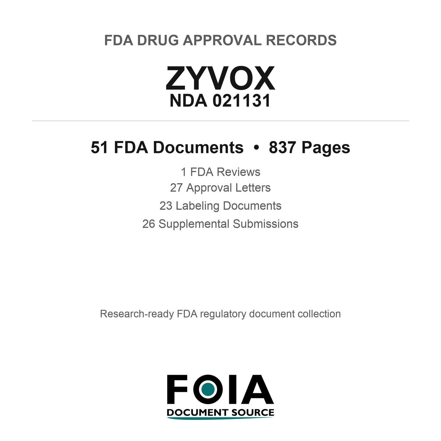 FDA ZYVOX NDA 021131 Approval Package — Reviews & Approval Records