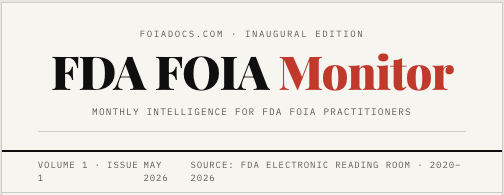 Introducing the FDA FOIA Monitor