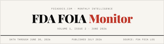 FDA FOIA Monitor 1.2 Released July 2026