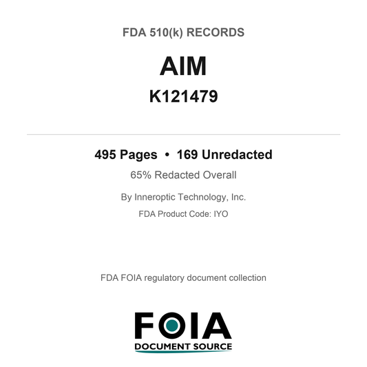 FDA 510(k) K121479, AIM, by Inneroptic Technology, Inc.