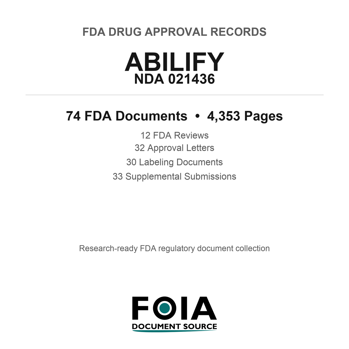 FDA ABILIFY NDA 021436 Approval Package — Reviews & Approval Records