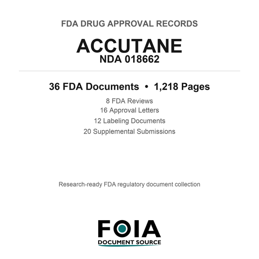 FDA ACCUTANE NDA 018662 Approval Package — Reviews & Approval Records