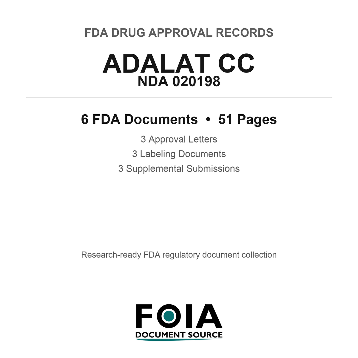 FDA ADALAT CC NDA 020198 Approval Package — Approval Records & Labeling