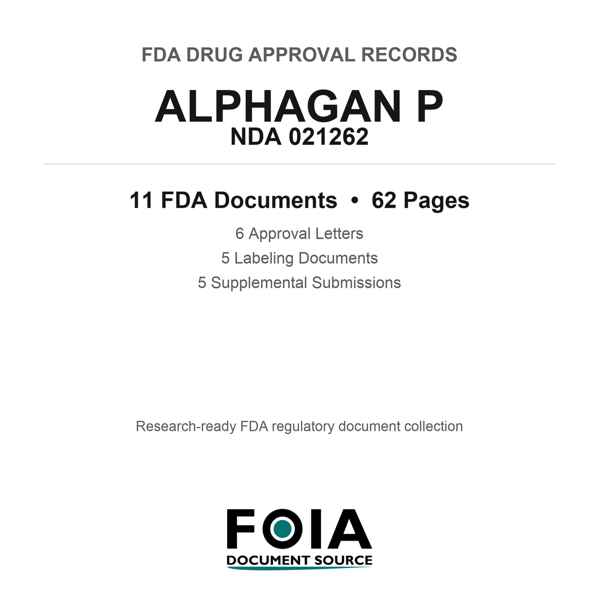 FDA ALPHAGAN P NDA 021262 Approval Package — Approval Records & Labeling