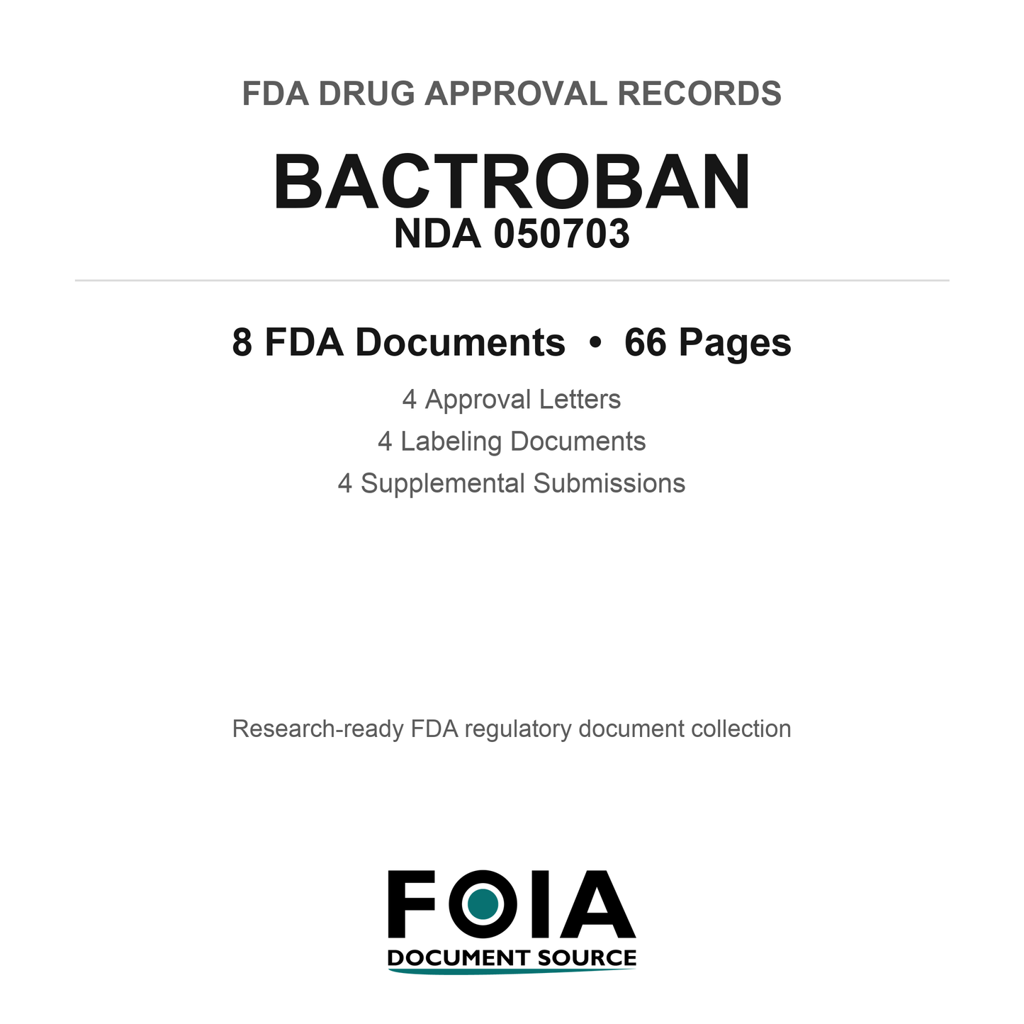 FDA BACTROBAN NDA 050703 Approval Package — Approval Records & Labeling