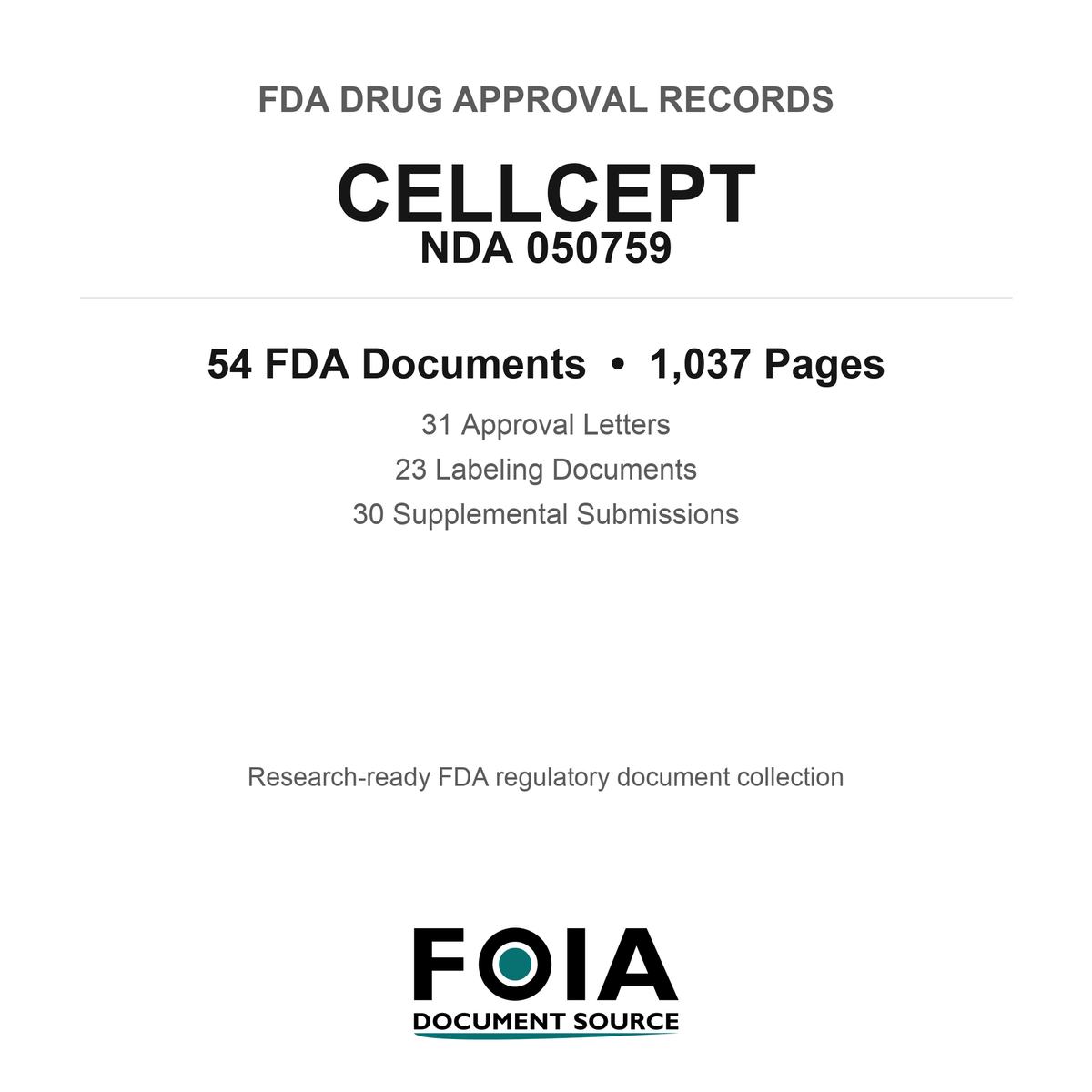 FDA CELLCEPT NDA 050759 Approval Package — Approval Records & Labeling