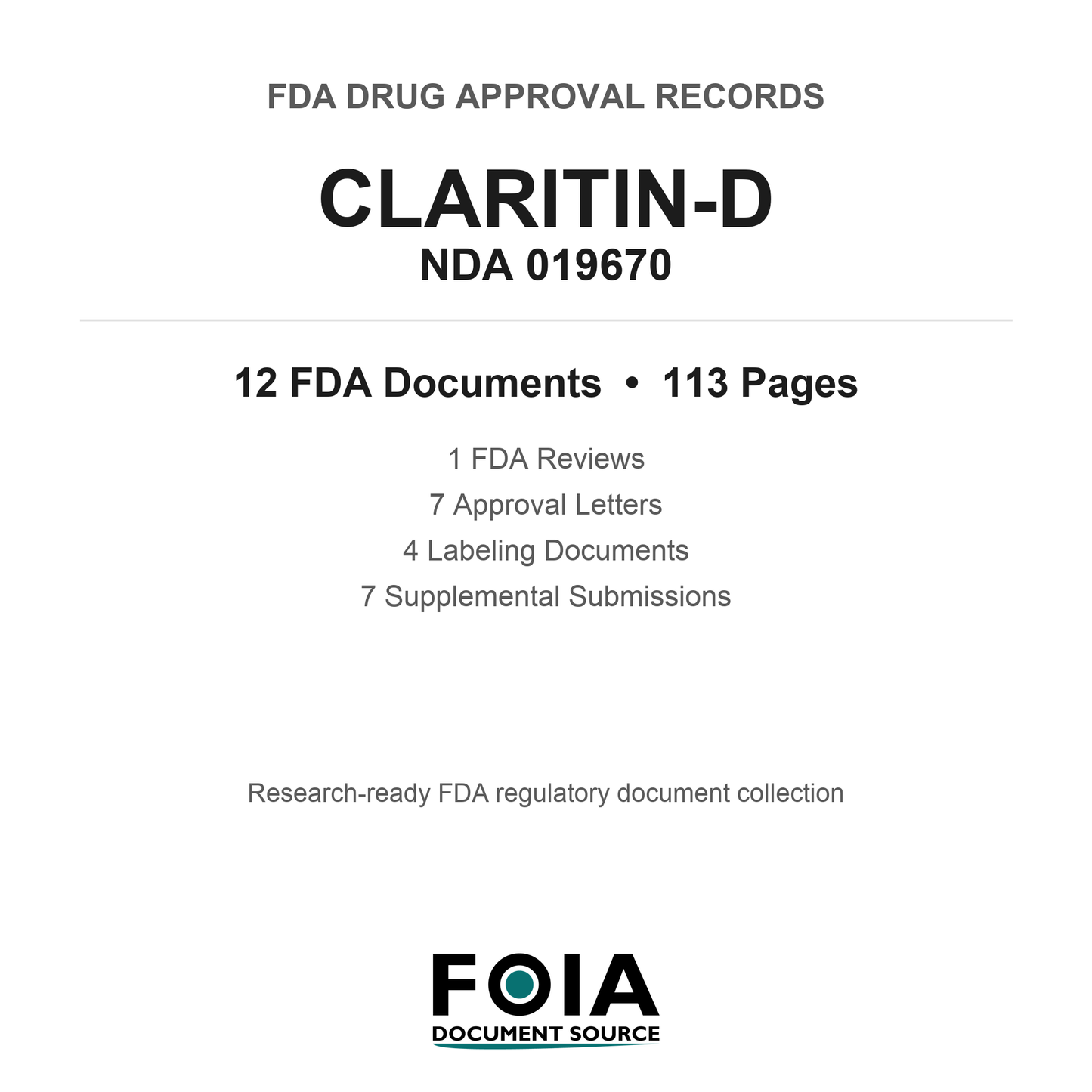 FDA CLARITIN-D NDA 019670 Approval Package — Reviews & Approval   Records