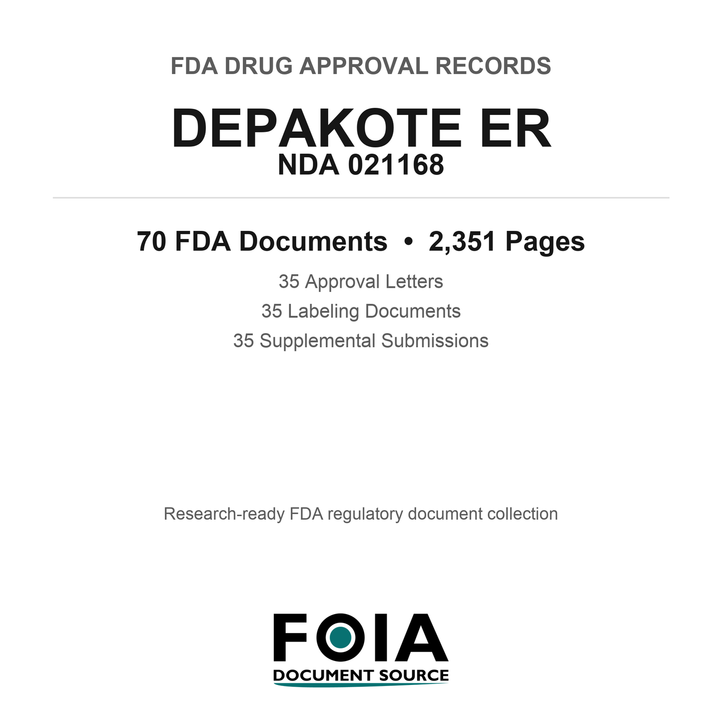 FDA DEPAKOTE ER NDA 021168 Approval Package — Approval Records & Labeling