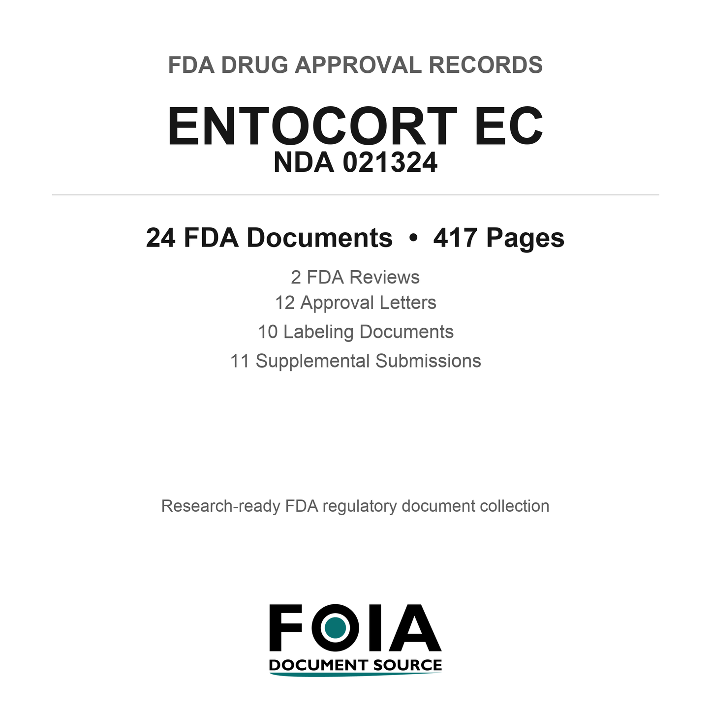 FDA ENTOCORT EC NDA 021324 Approval Package — Reviews & Approval Records