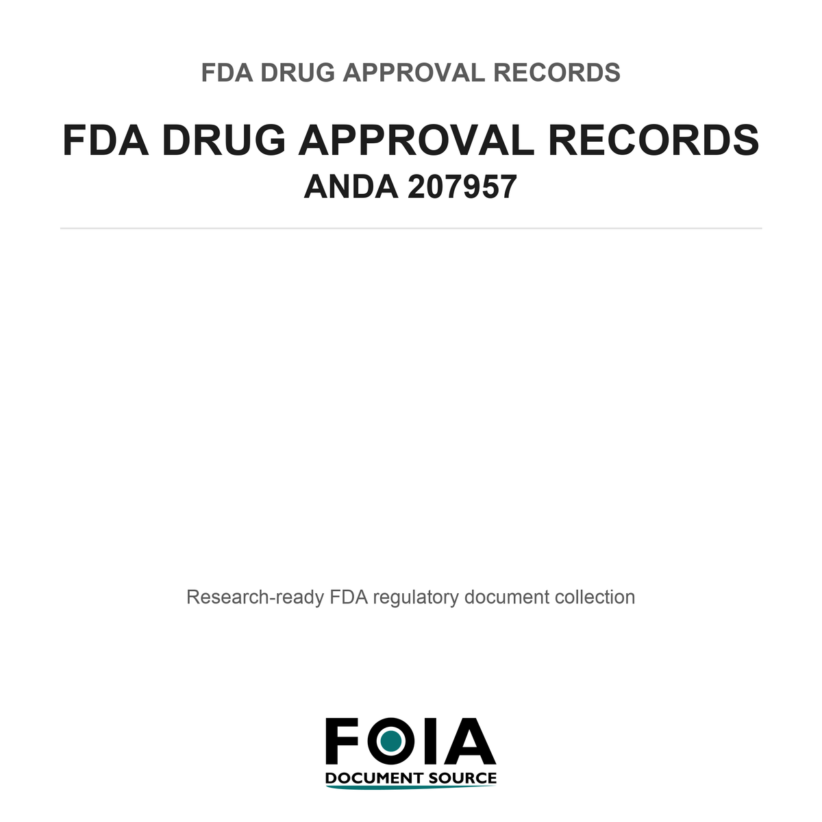 FDA ANDA 207957, FLUTICASONE PROPIONATE, HIKMA, 05/26/2016