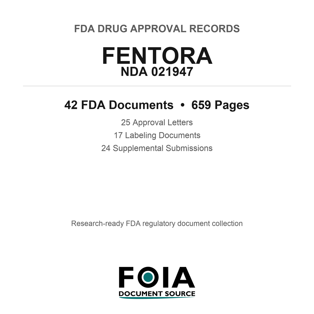 FDA FENTORA NDA 021947 Approval Package — Approval Records & Labeling