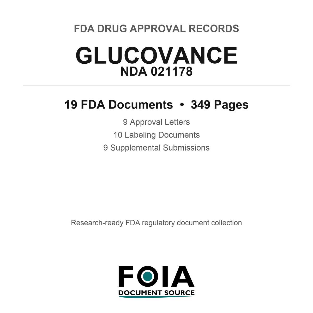 FDA GLUCOVANCE NDA 021178 Approval Package — Approval Records & Labeling