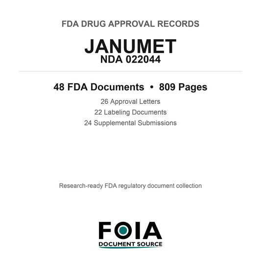 FDA JANUMET NDA 022044 Approval Package — Approval Records & Labeling