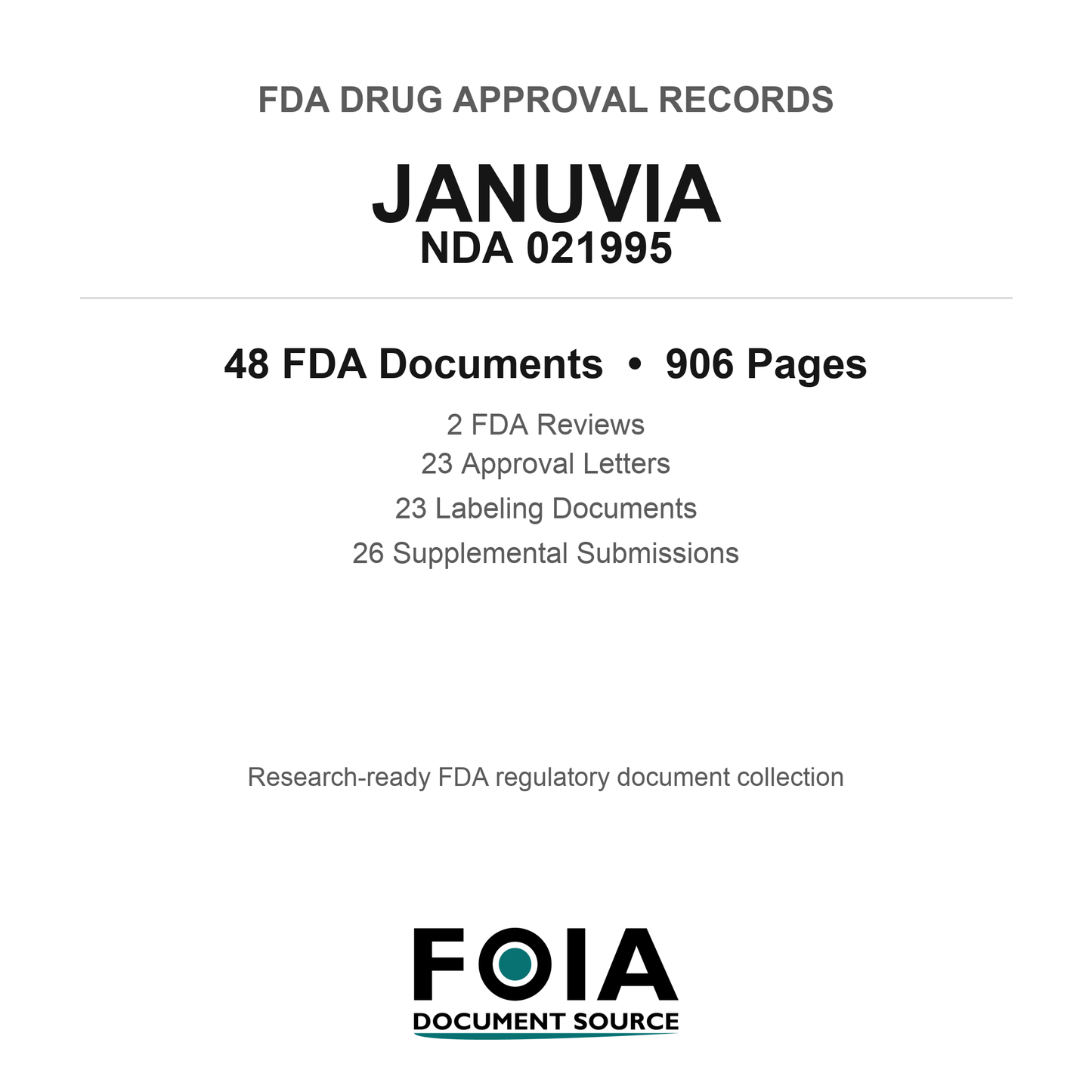 FDA JANUVIA NDA 021995 Approval Package — Reviews & Approval Records