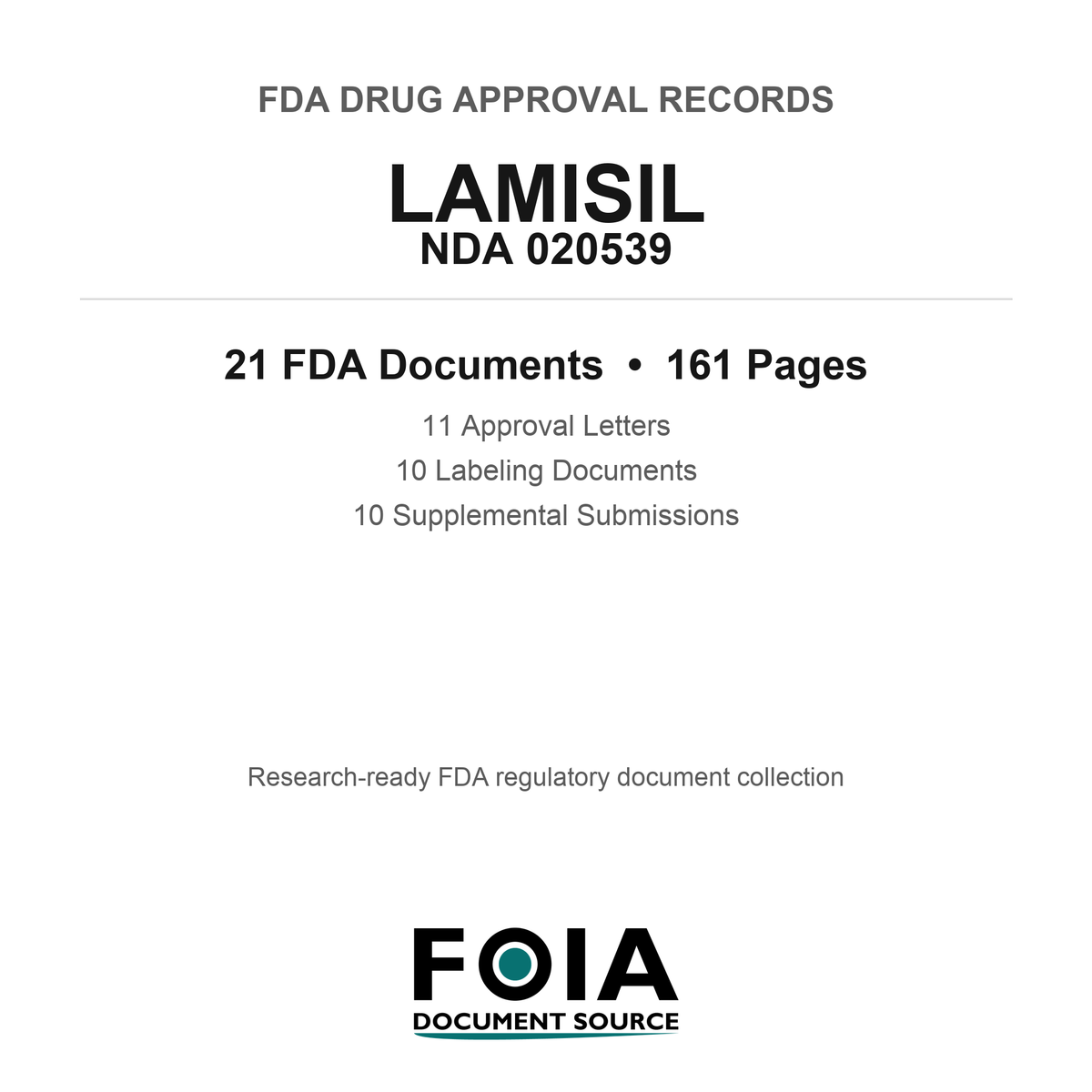 FDA LAMISIL NDA 020539 Approval Package — Approval Records & Labeling