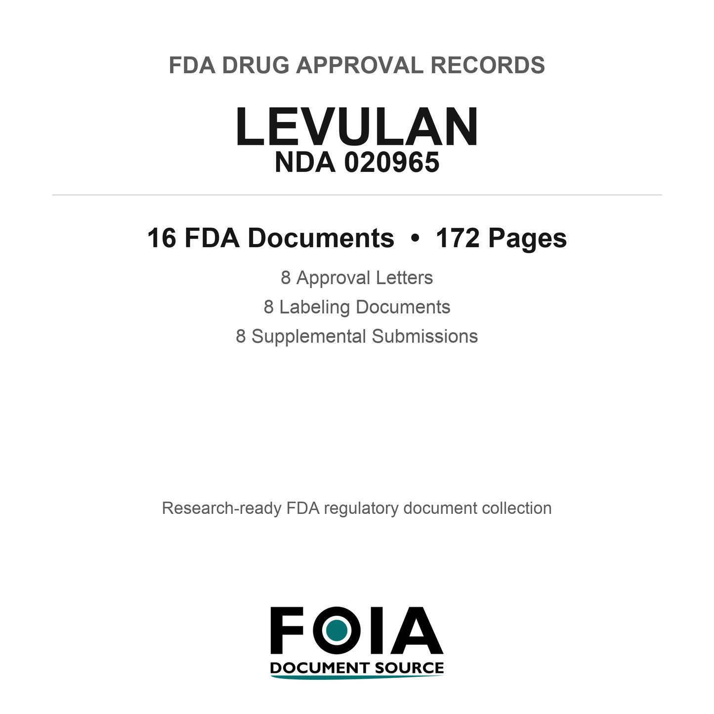 FDA LEVULAN NDA 020965 Approval Package — Approval Records & Labeling