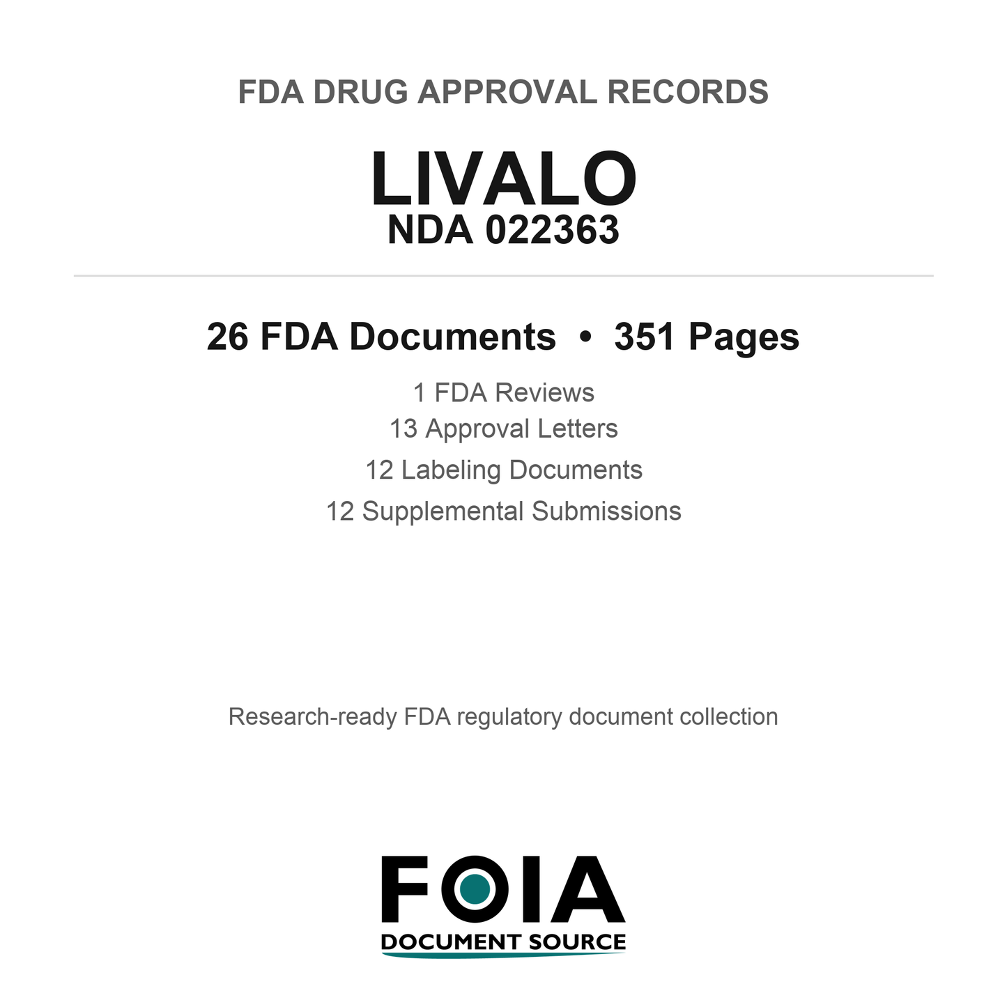 FDA LIVALO NDA 022363 Approval Package — Reviews & Approval Records