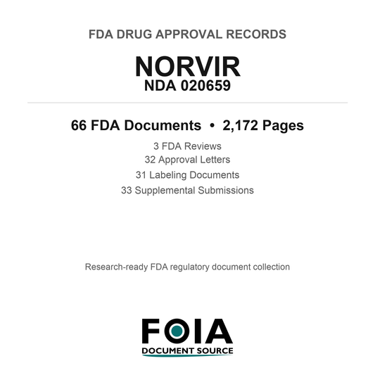 FDA NORVIR NDA 020659 Approval Package — Reviews & Approval Records