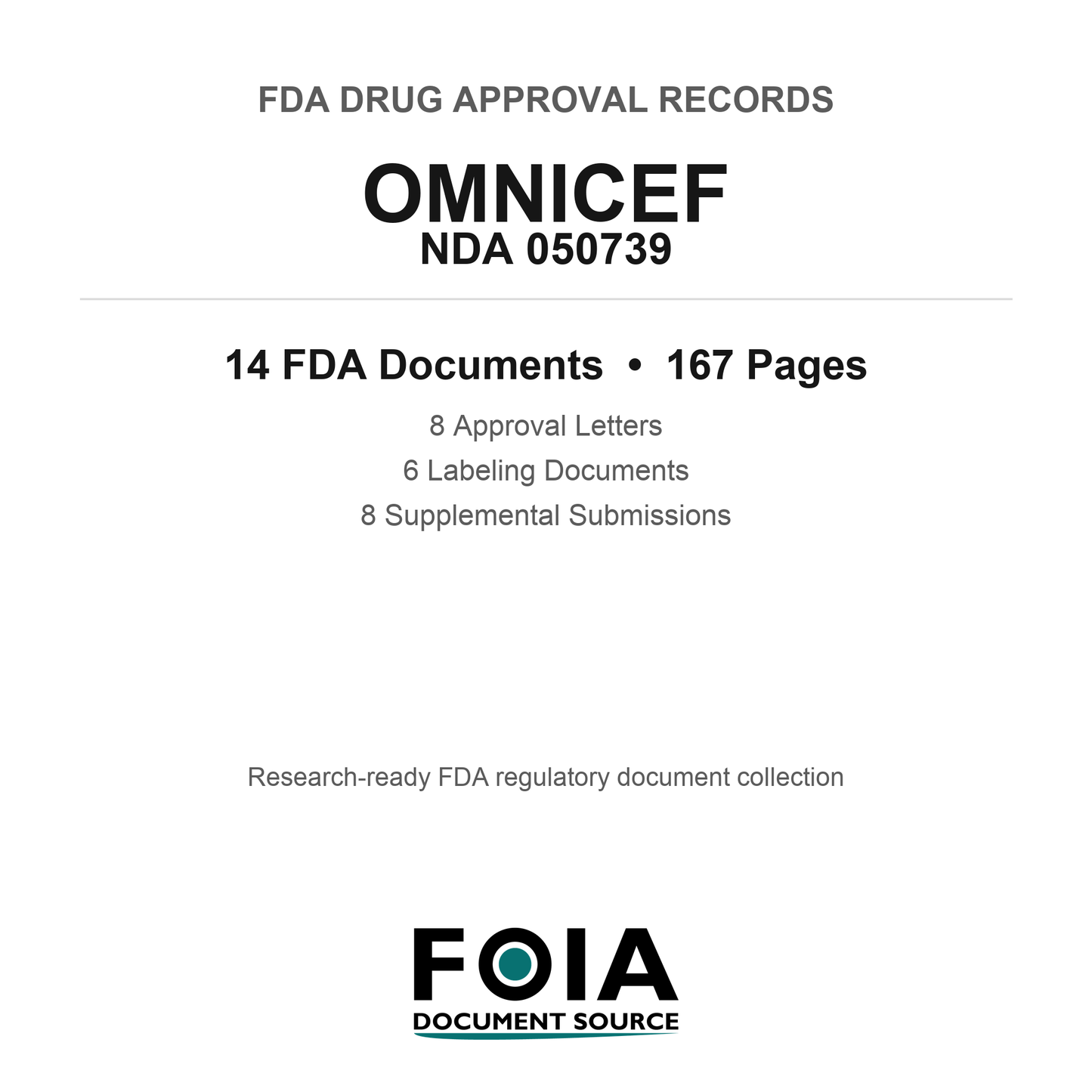 FDA OMNICEF NDA 050739 Approval Package — Approval Records & Labeling