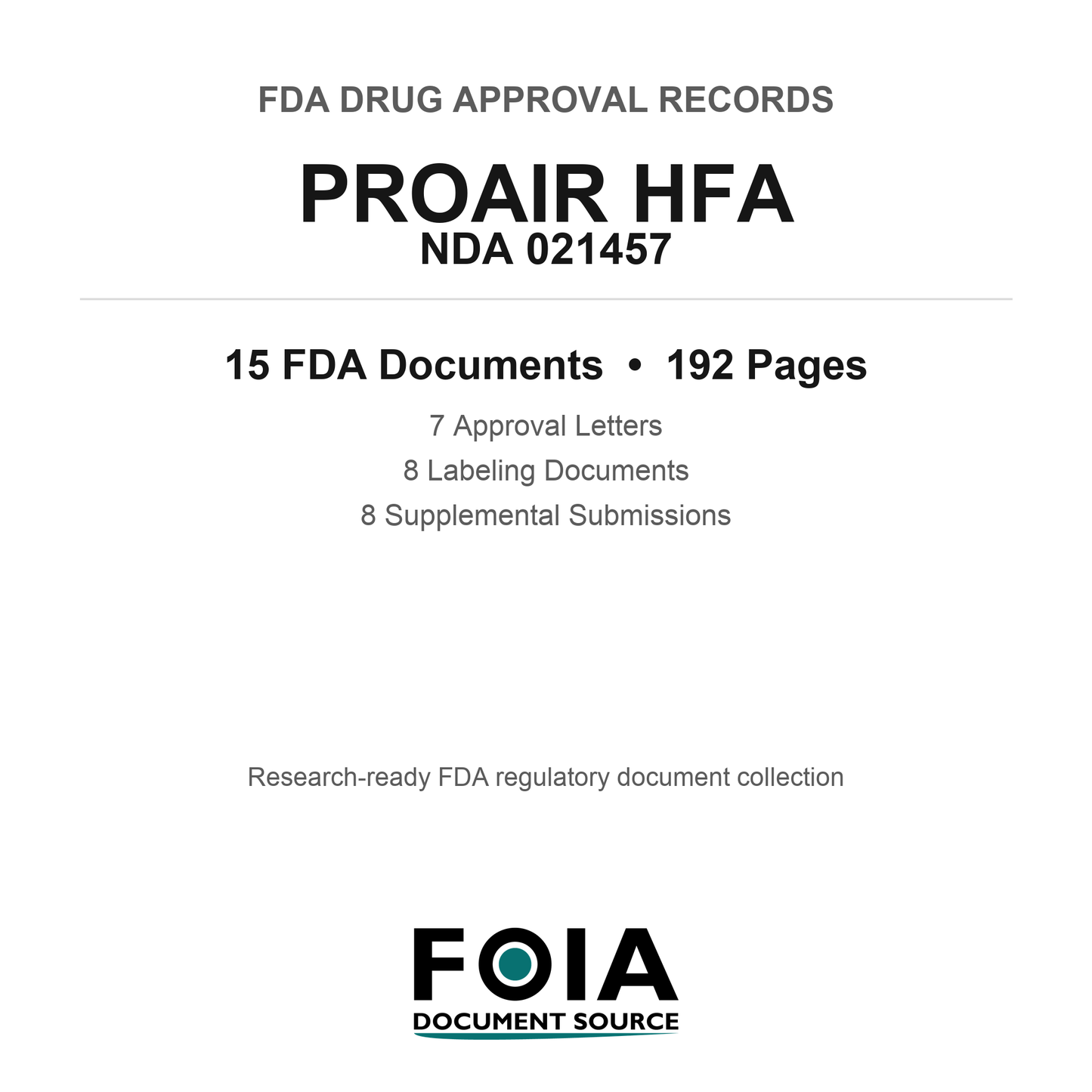 FDA PROAIR HFA NDA 021457 Approval Package — Approval Records & Labeling