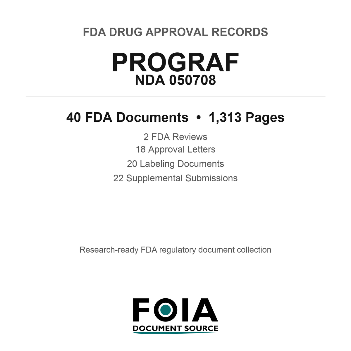 FDA PROGRAF NDA 050708 Approval Package — Reviews & Approval Records
