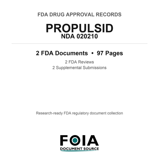 FDA PROPULSID NDA 020210 Approval Package — FDA Reviews