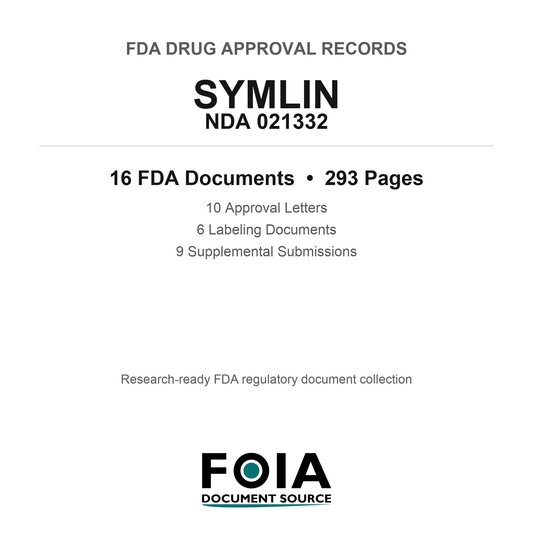 FDA SYMLIN NDA 021332 Approval Package — Approval Records & Labeling