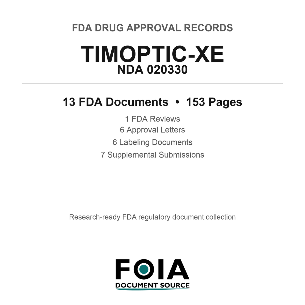 FDA TIMOPTIC-XE NDA 020330 Approval Package — Reviews & Approval Records