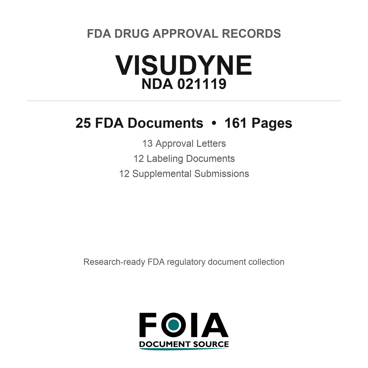 FDA VISUDYNE NDA 021119 Approval Package — Approval Records & Labeling