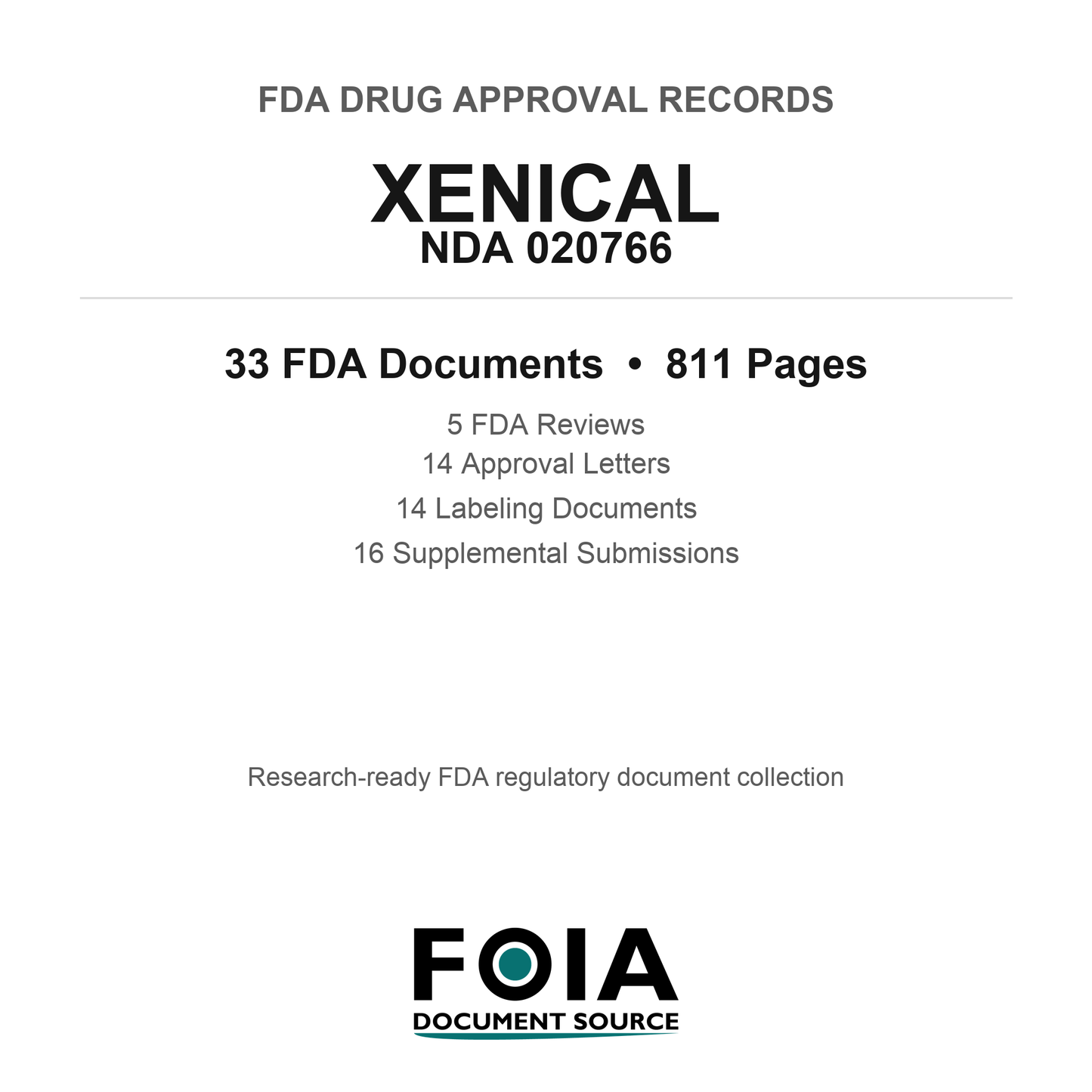 FDA XENICAL NDA 020766 Approval Package — Reviews & Approval Records